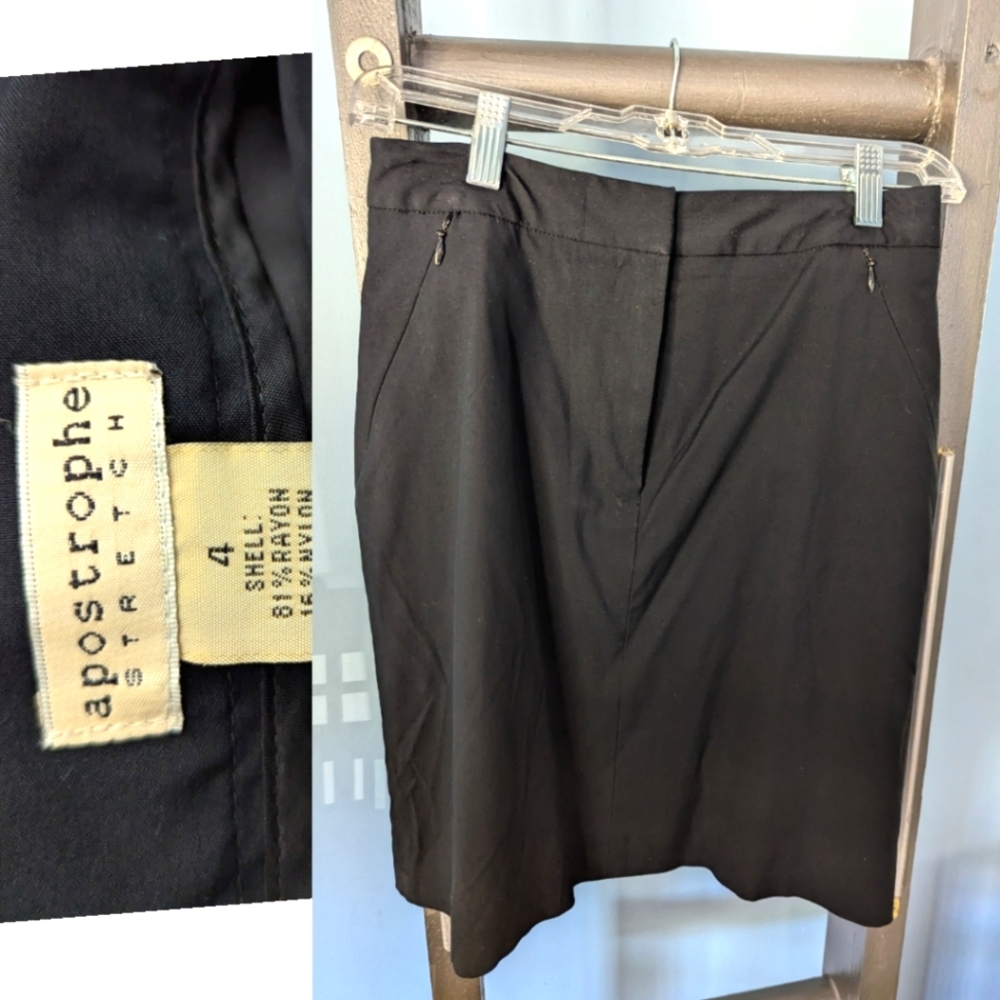 Apostrophe black skirt